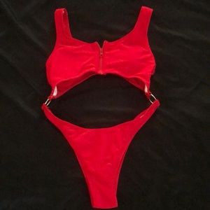 Red Monokini